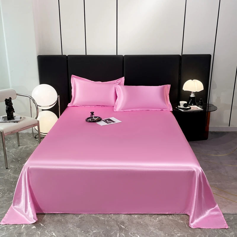 Polyester Flat Bed Sheets – 1-Piece or 3-Piece Sets