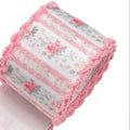 Moonstitched-Edge Printed Grosgrain Ribbon – 50-Yard Roll