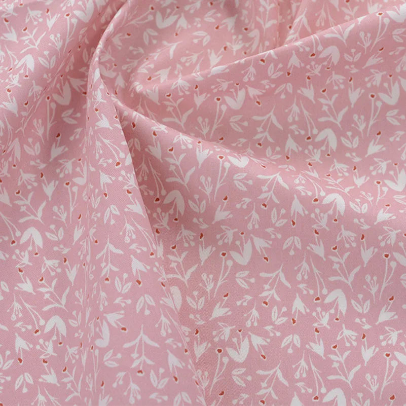 Floral Printed 100% Cotton Twill Fabric – 63" Wide, Sold by the Half Meter | Quilts, Bedding & DIY Sewing