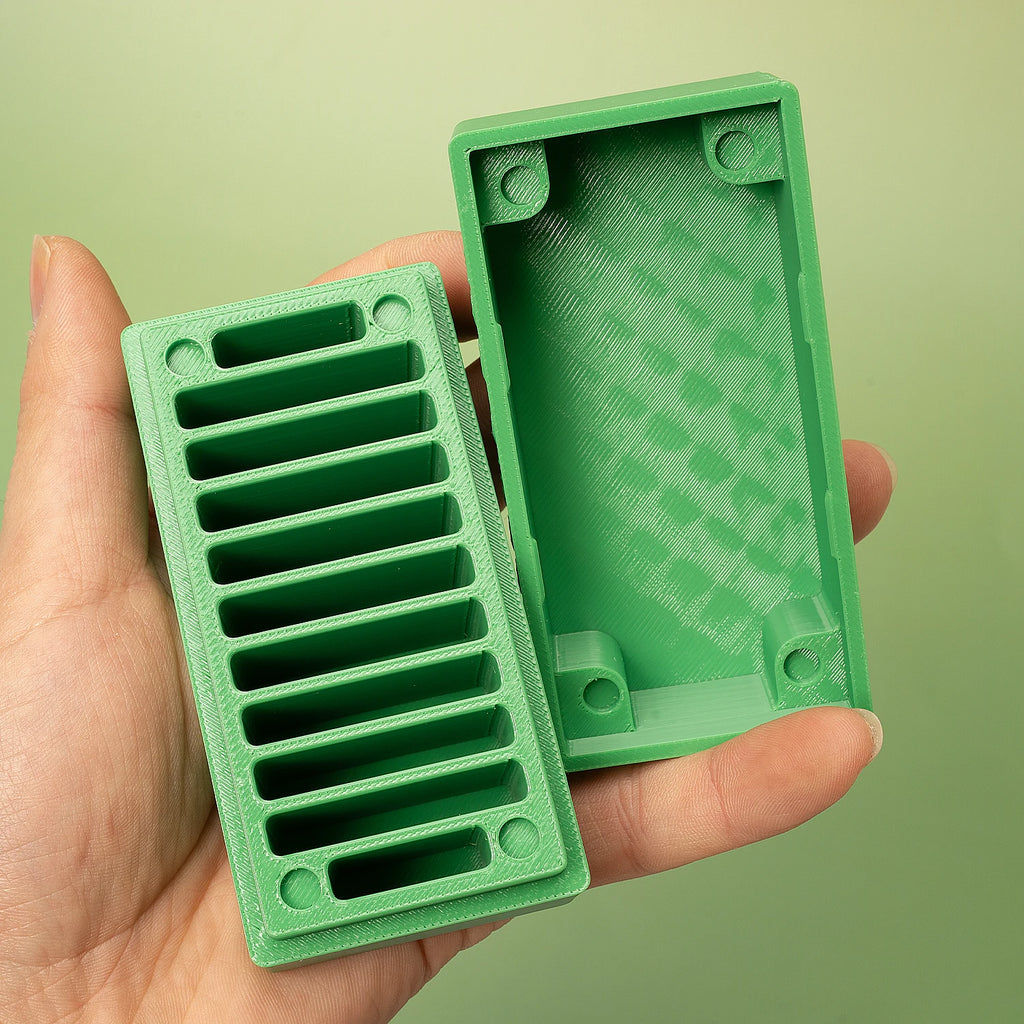 Estuche organizador de agujas de máquina de coser | Caja de almacenamiento portátil con 9 ranuras para reuniones de gremio en casa | Regalo ideal para artesanos