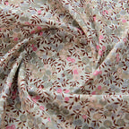 Small Floral Print Cotton Poplin Fabric – 145cm Wide | 6 Color Options
