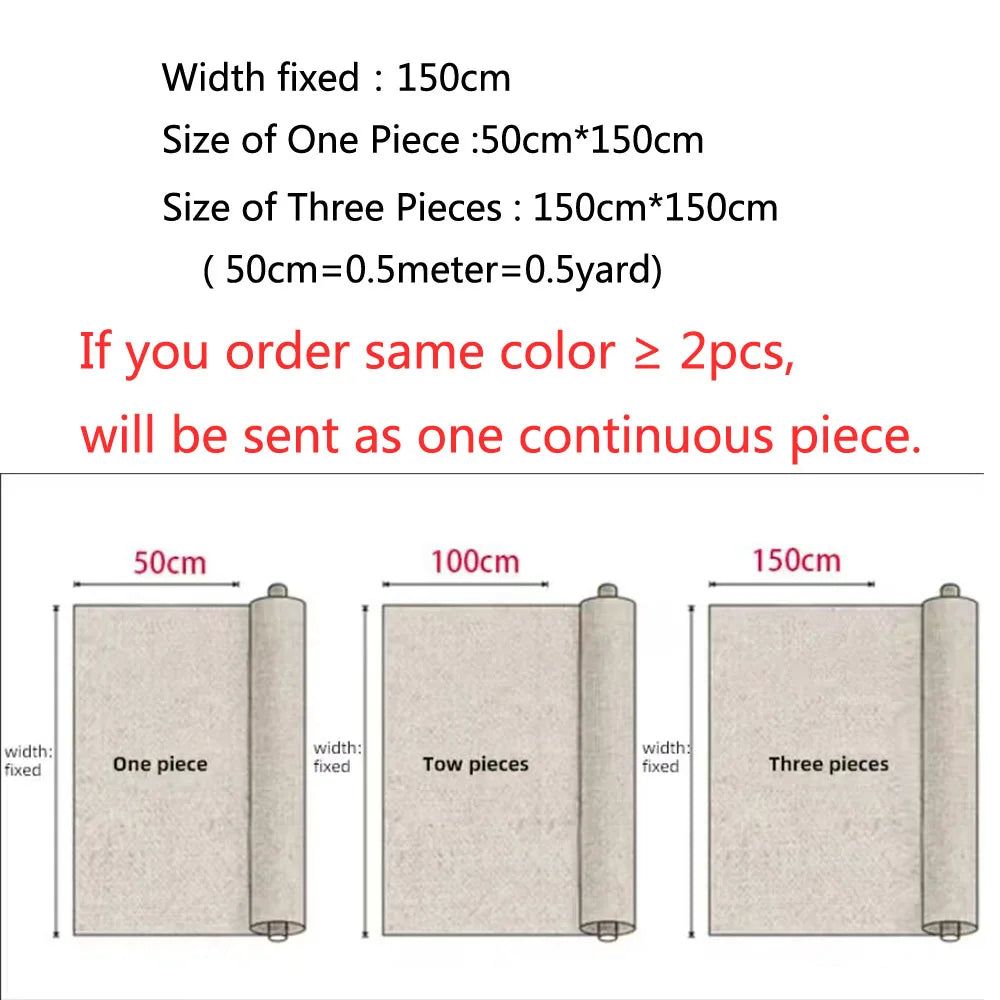 Solid Color Waffle Weave Fabric – Soft Poly-Cotton Knit for Quilting, Towels & Sleepwear (150cm Wide)