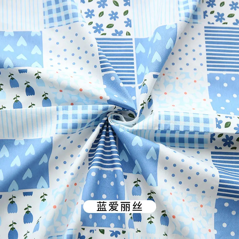 Fabric - 40 Precut Strips (6.35 X 49.78 cm) for Quilting And Sewing, 20 Floral Prints Assortment, 100% Material,