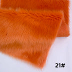 Tela de Pelo Sintético de 2.5cm de Largo – 30x50cm, Cosplay & Fursuit, 23 Colores