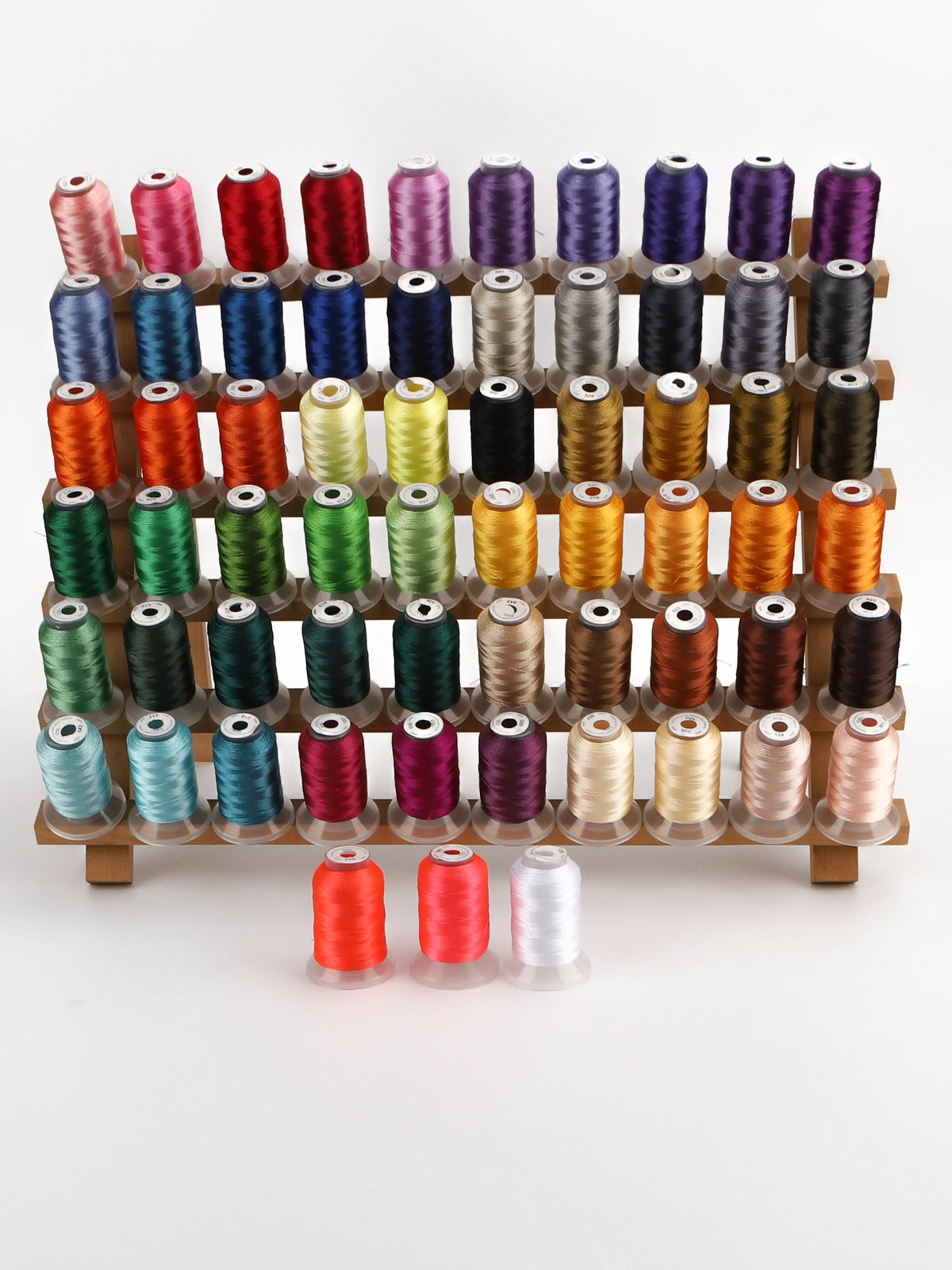 Premium 40WT Polyester Machine Embroidery Thread Set – 4 or 5 Coordinated Spools, 500m (550yd) Each
