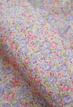 145cm Floral Cotton Poplin Fabric, 50cm Piece
