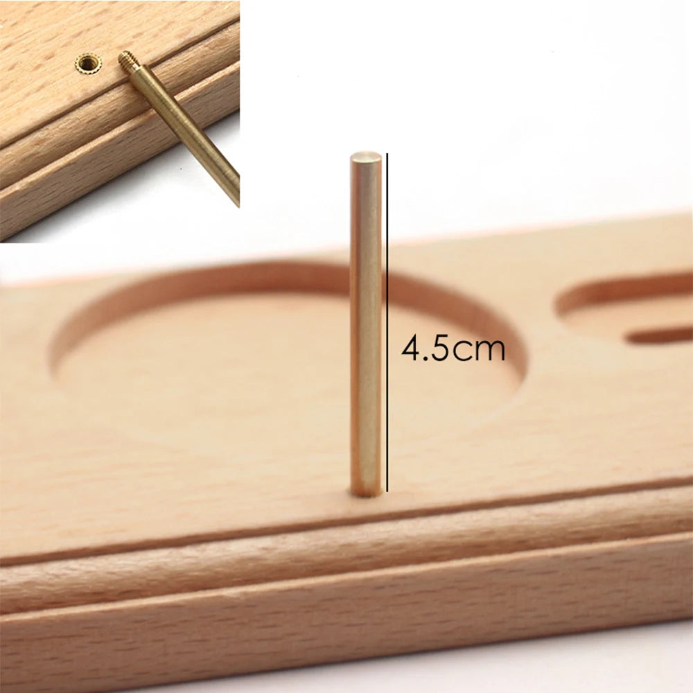 Adjustable Wooden Desktop Embroidery Stand – 3 Colors