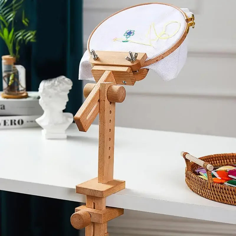 360° Adjustable Desktop Embroidery Hoop Stand