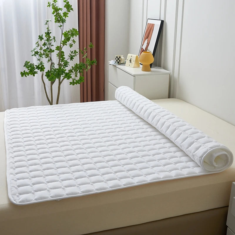 Anqianny Waterproof Quilted Mattress Protector – 400TC, TPU Layer, Anti-Mite, Single & Double