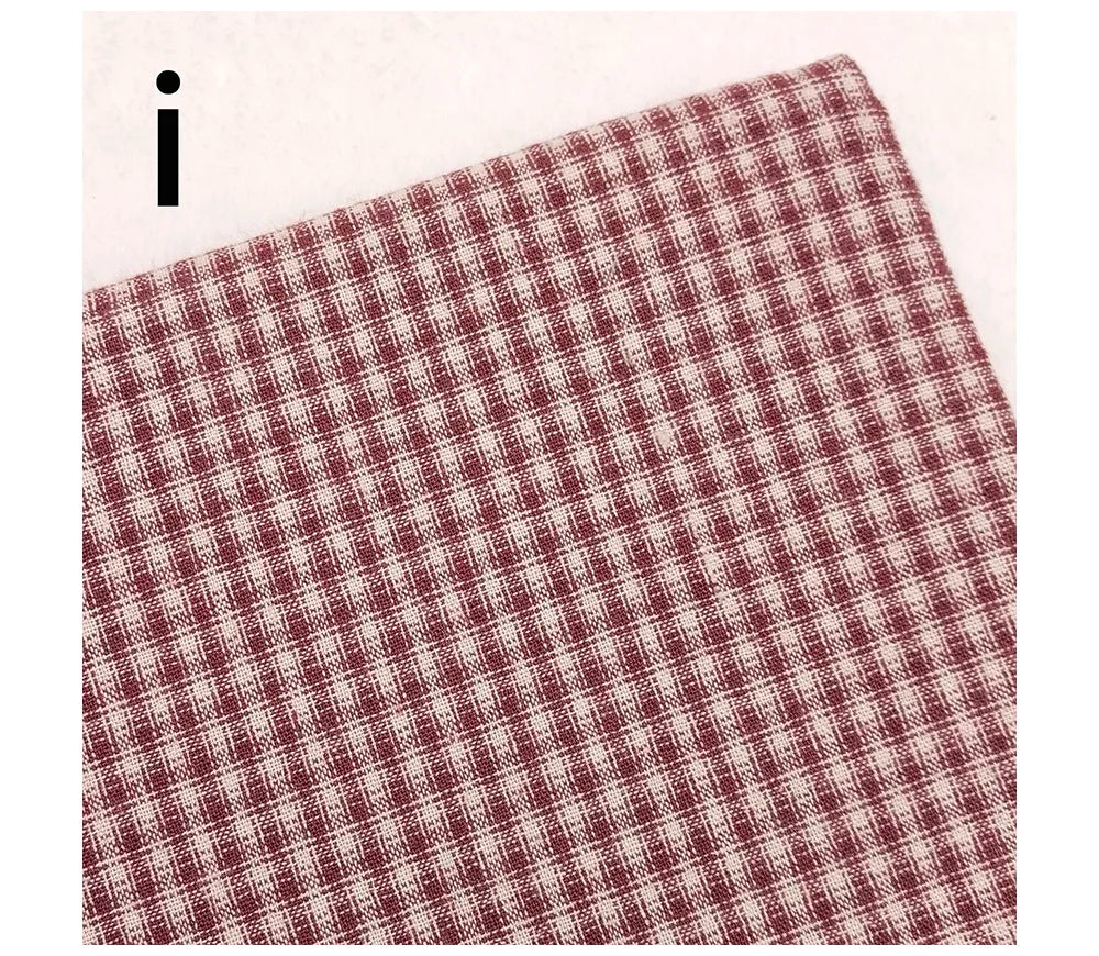 Yarn-Dyed Striped Plaid Cotton Quilting Fabric – 55" Wide, Multiple Cut Sizes | Patchwork & Tilda Crafts