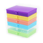 Juego de 6 bandejas para perforación y caja de almacenamiento para pintura de diamante – Organizador de cuentas 2 en 1 para manualidades DIY