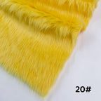 Tela de Pelo Sintético de 2.5cm de Largo – 30x50cm, Cosplay & Fursuit, 23 Colores