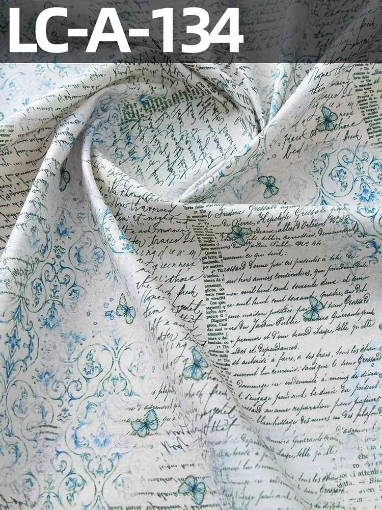 Vintage Newspaper & Map Print 100% Cotton Fabric | 110cm Wide | Sold by the Half Meter