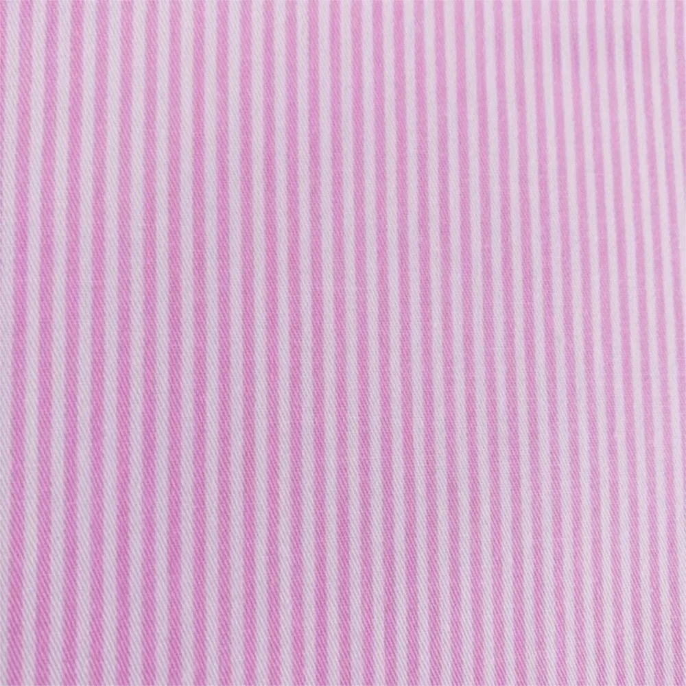 Cotton Twill Pinstripe Fabric – 160cm Wide | Fruit Colors for Curtains, Clothing & DIY Sewing