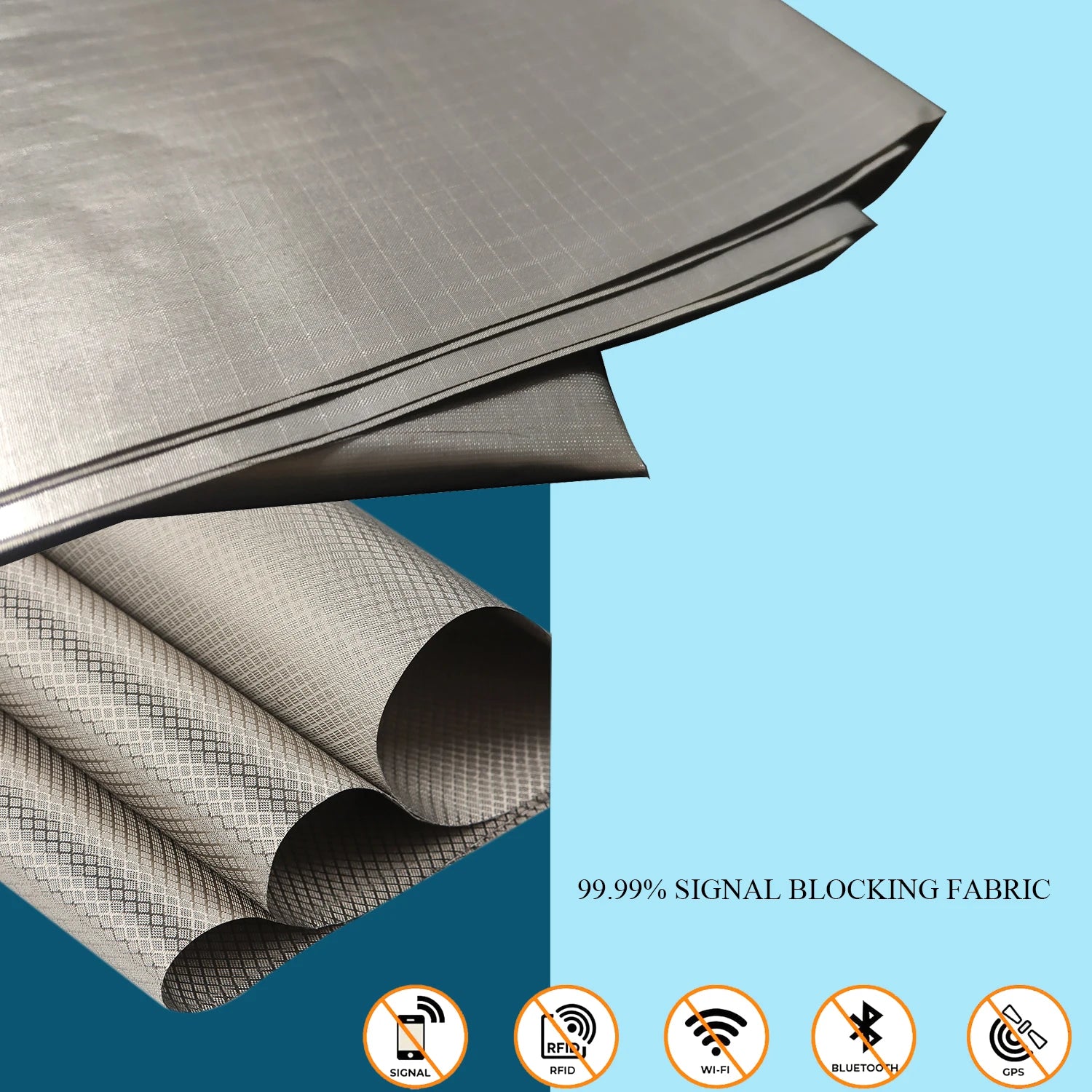 Faraday EMF Shielding Fabric 5 Meters | RFID & RF Signal Blocking Cloth