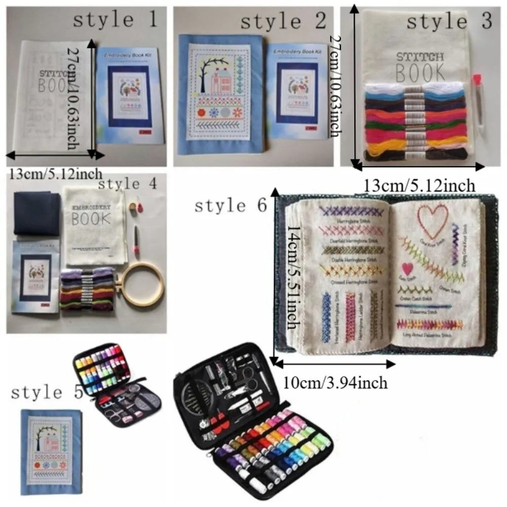 Embroidery Stitch Guide Book — Canvas Reference for Beginners & Hobbyists