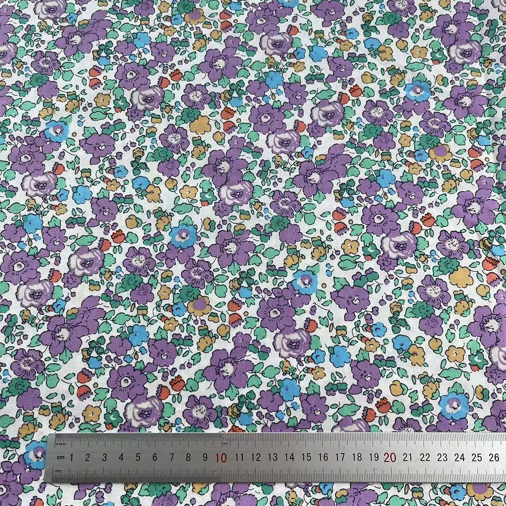 Fabric - 40 Precut Strips (6.35 X 49.78 cm) for Quilting And Sewing, 20 Floral Prints Assortment, 100% Material,
