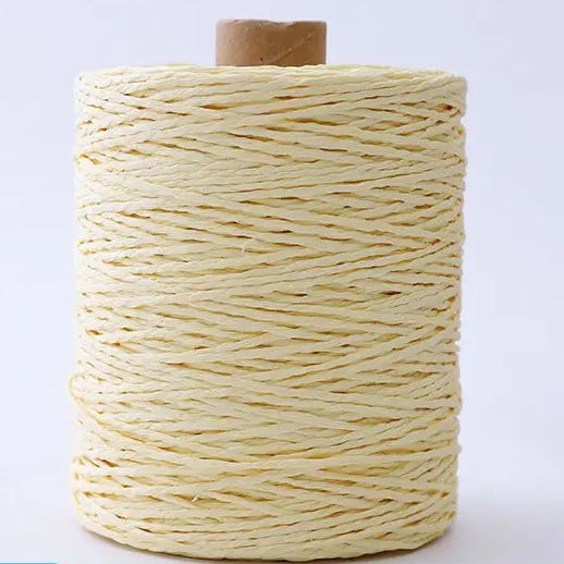 Raffia Yarn for Crochet & Knitting – 150g (5.3 oz) Roll