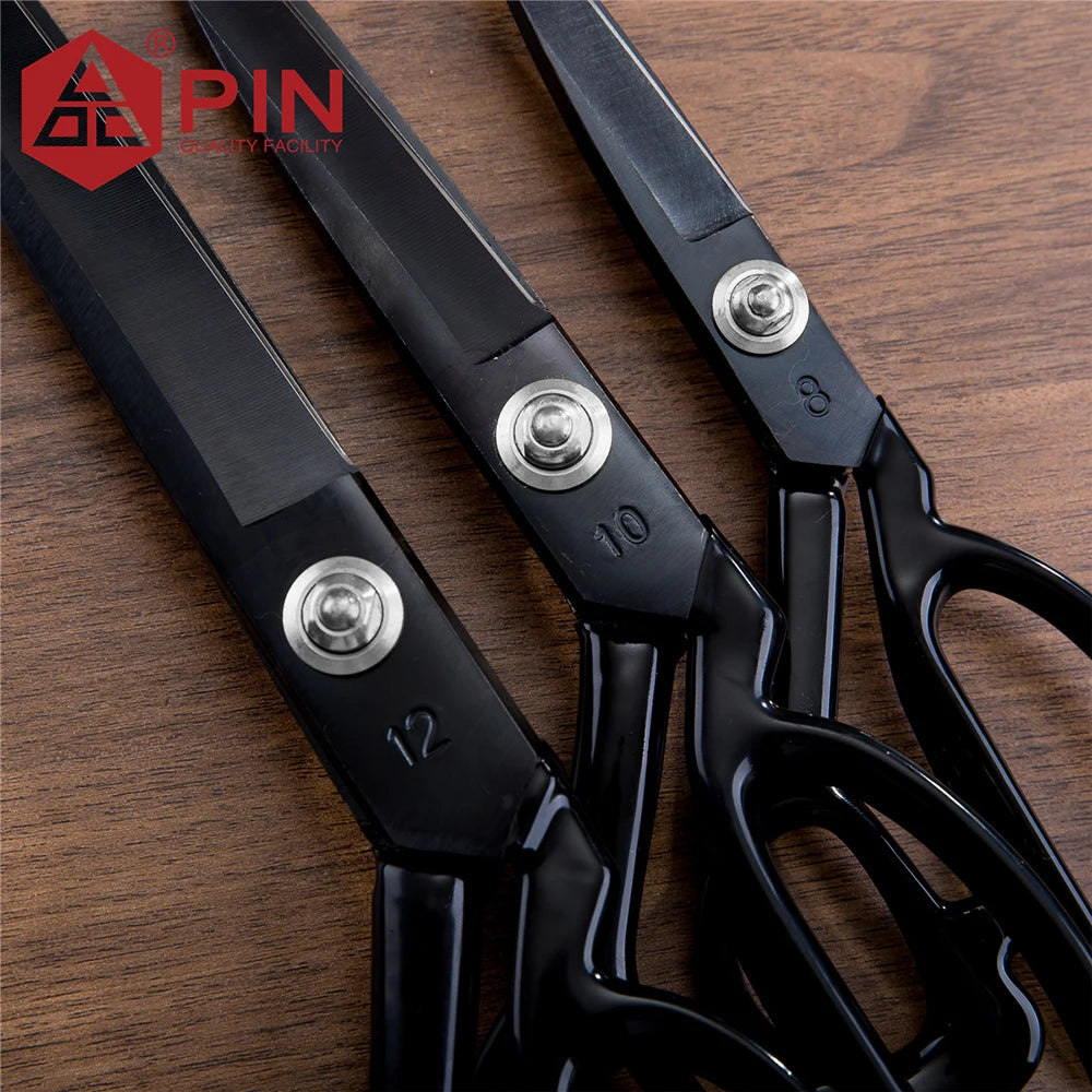 Heavy Duty Fabric & Leather Sewing Scissors Set | 8", 10" & 12" Shears
