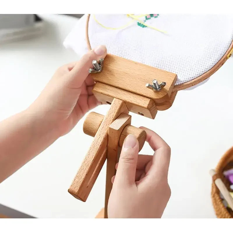 360° Adjustable Desktop Embroidery Hoop Stand