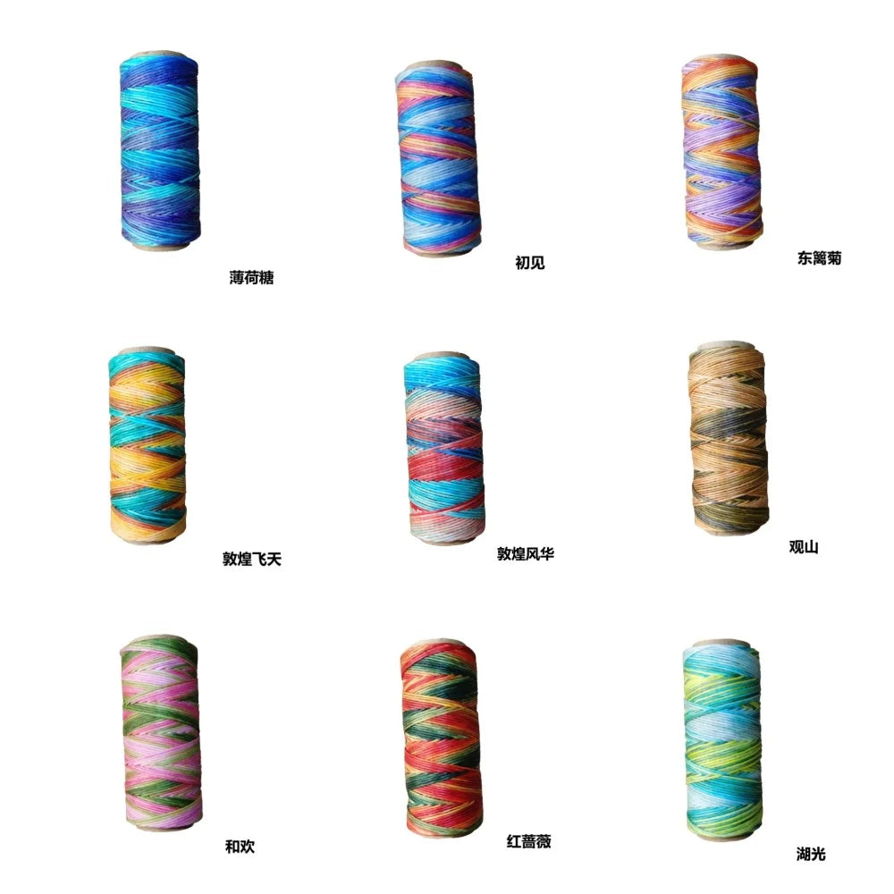 Hilo Redondo de Poliéster Encerado – 0.6mm, Carrete de 50m | 41 Colores | Macramé, Joyería y Marroquinería