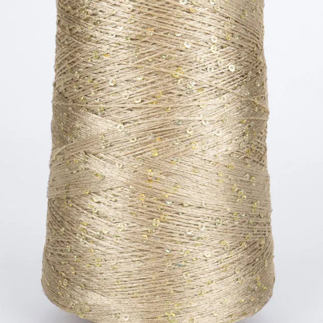500G Hilo Fantasía de Lentejuelas Brillantes – Para Tejer a Mano y Ganchillo | Lentejuela de 3mm | 25 Colores