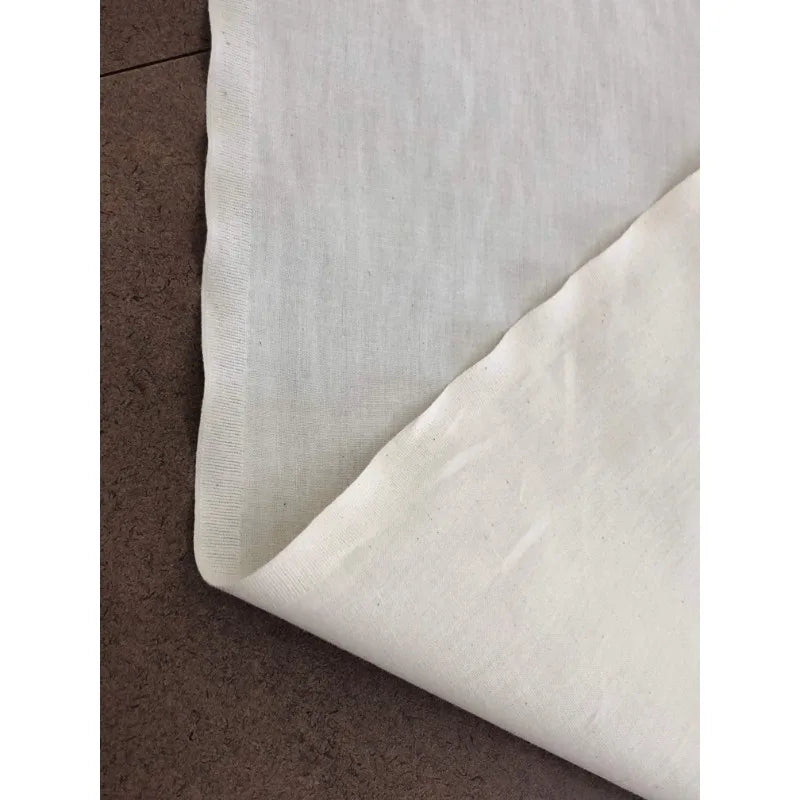 Natural Unbleached Muslin Fabric – 63" Wide, Medium Weight 100% Cotton | Draping, Quilting & Fashion Design