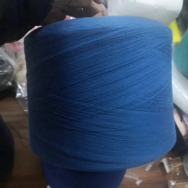 Cotton Yarn Thread for Knitting, Non-Bleached, Raw Algodon Line, Baby, Children's DIY, Handknitting, Scarf Sweaters, 500g/Ball