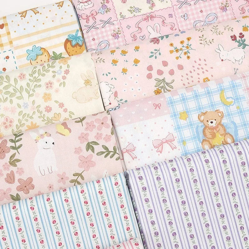Pure Cotton Floral Printed Fabric | Rustic Brocade | 160cm Wide | Quilting & Sewing