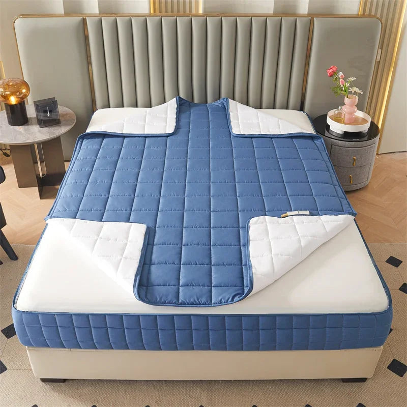 6-Sided Zippered Mattress Protector – Quilted, Multiple Sizes