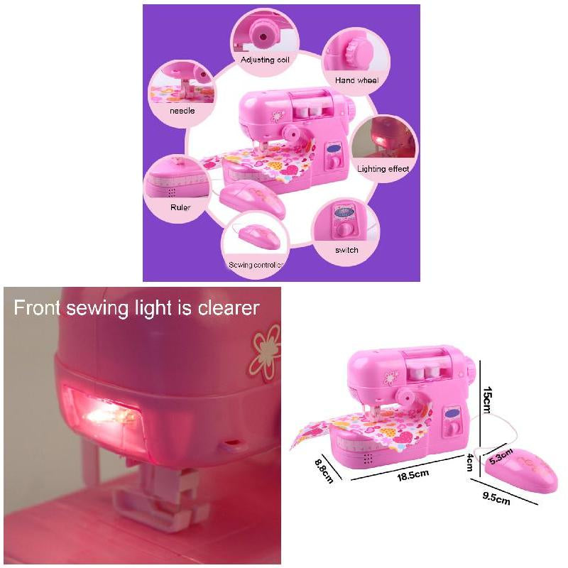 Children's Electric Sewing Machine – Real Stitching, Lights & Sound, Ages 7–14