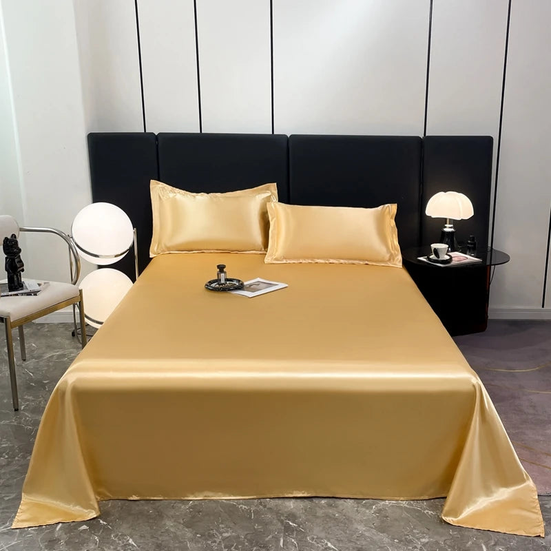 Polyester Flat Bed Sheets – 1-Piece or 3-Piece Sets
