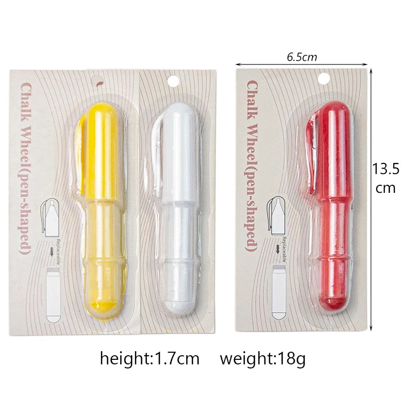 Erasable Fabric Chalk Pencils for Sewing & Quilting – Tailor Marking Tool for Patterns & Patchwork