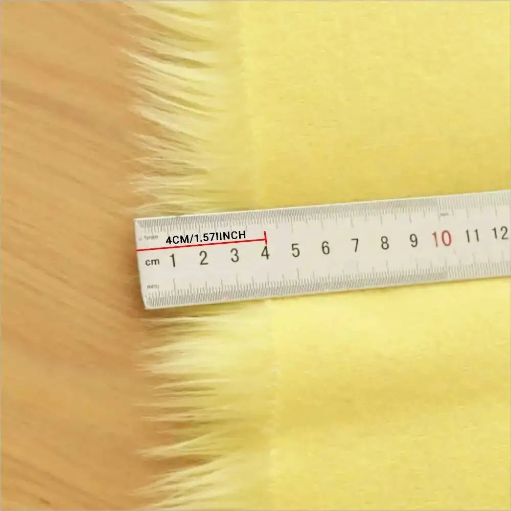 4cm Shaggy Plush Fur Fabric – 100% Polyester, Soft & Non-Shedding | Fursuit, Dolls & DIY Crafts (25×45cm Panels)