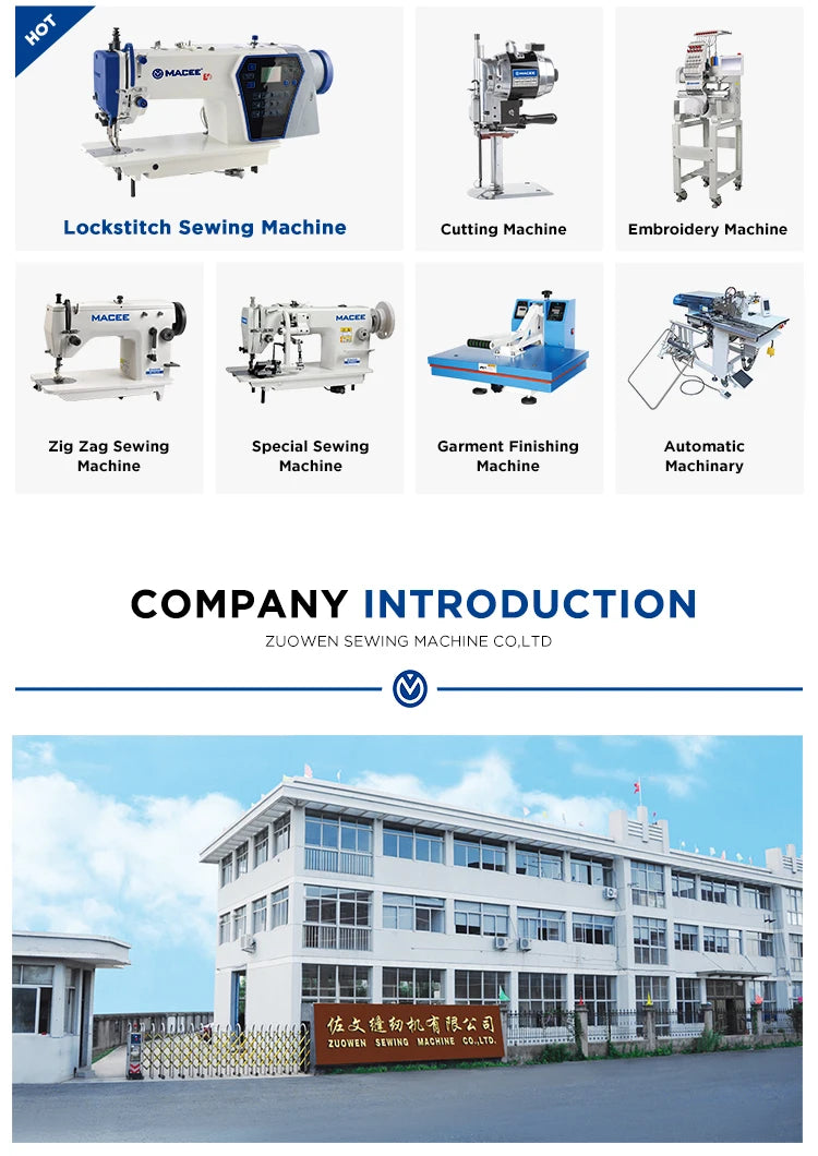 MACEE MC C1 Direct Drive Single Needle Lockstitch Industrial Sewing Machine with Table