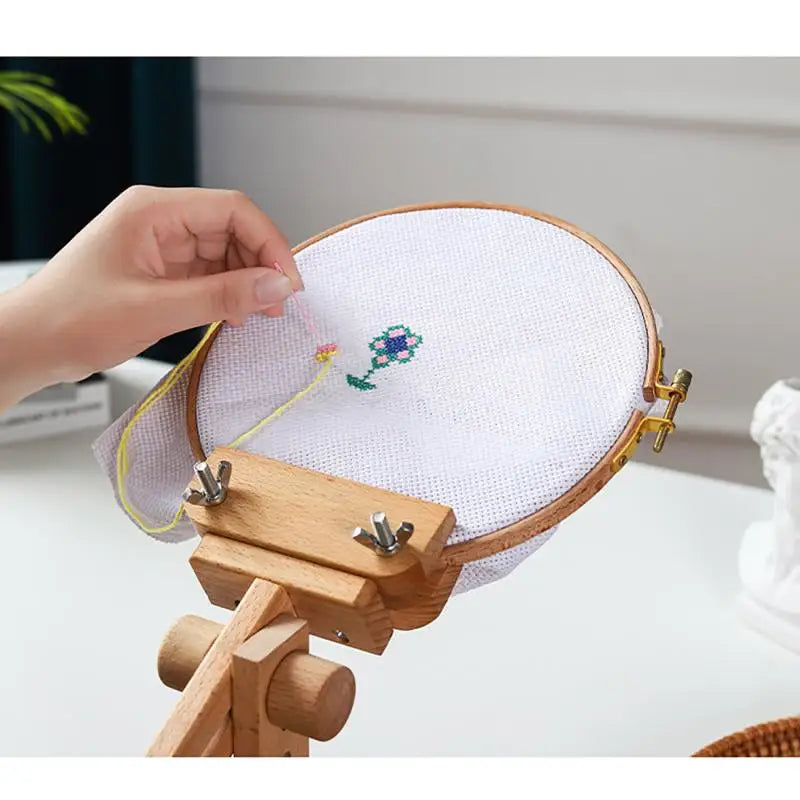 360° Adjustable Desktop Embroidery Hoop Stand