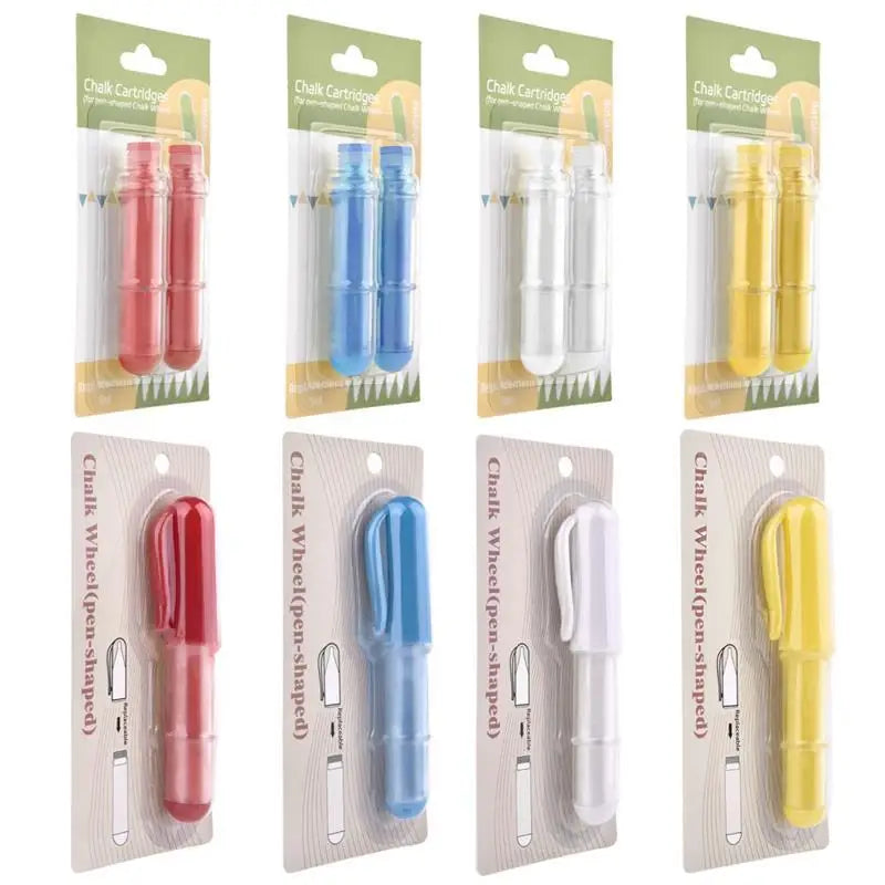 Erasable Fabric Chalk Pencils for Tailor Marking (4-Color Set)