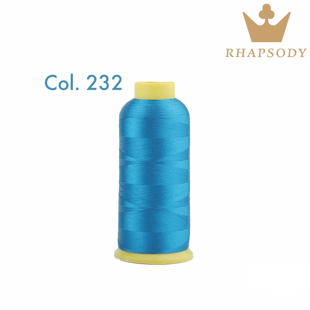 40WT Polyester Embroidery Thread – 5000 Meters per Spool | 128 Colors for Machine & Hand Embroidery