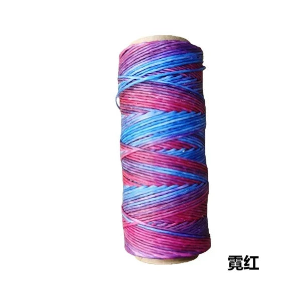 Hilo Redondo de Poliéster Encerado – 0.6mm, Carrete de 50m | 41 Colores | Macramé, Joyería y Marroquinería