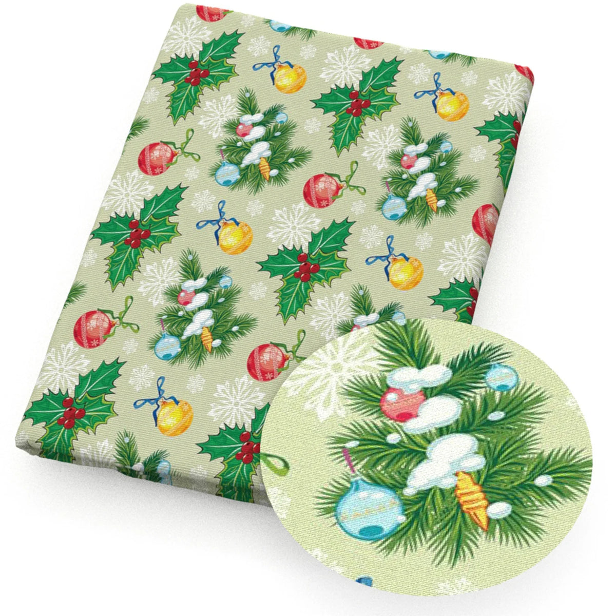 Tela Estampada Navidad Patchwork – 50x145cm, Varios Tipos de Tela