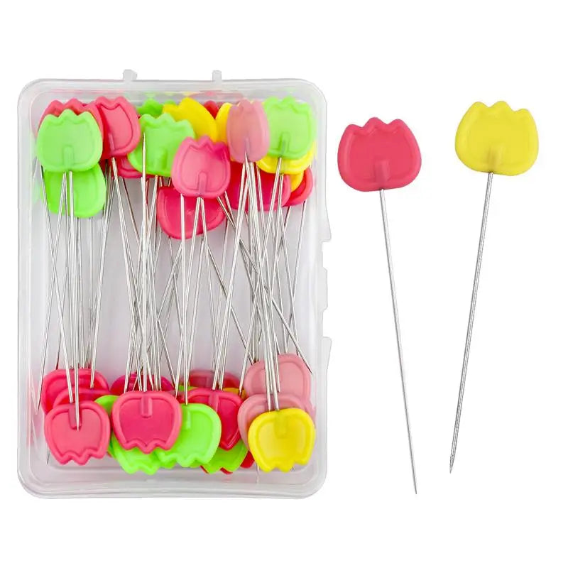 Nickel-Plated Dressmaking Pins for Sewing & Patchwork – 50 or 100 Pcs