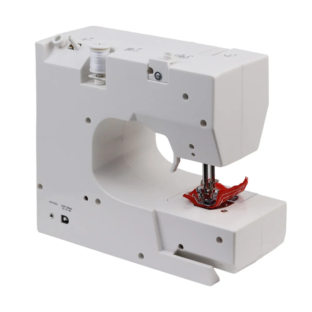 Máquina de Coser Eléctrica Semiautomática – Portátil de 12 Puntadas