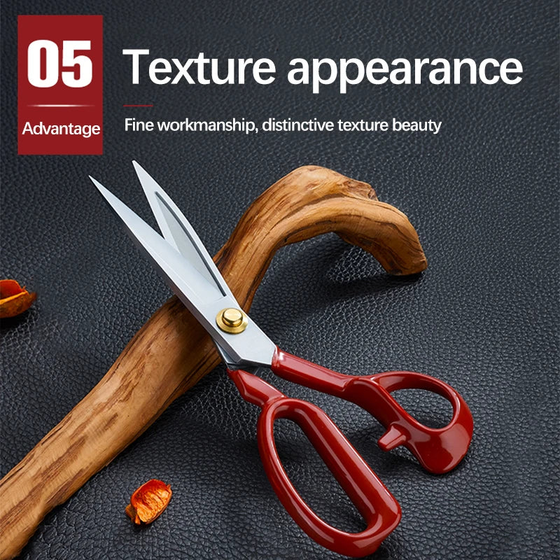 PIN Professional Tailor Scissors – Anti-Rust Stainless Steel Fabric Shears, 3 Sizes