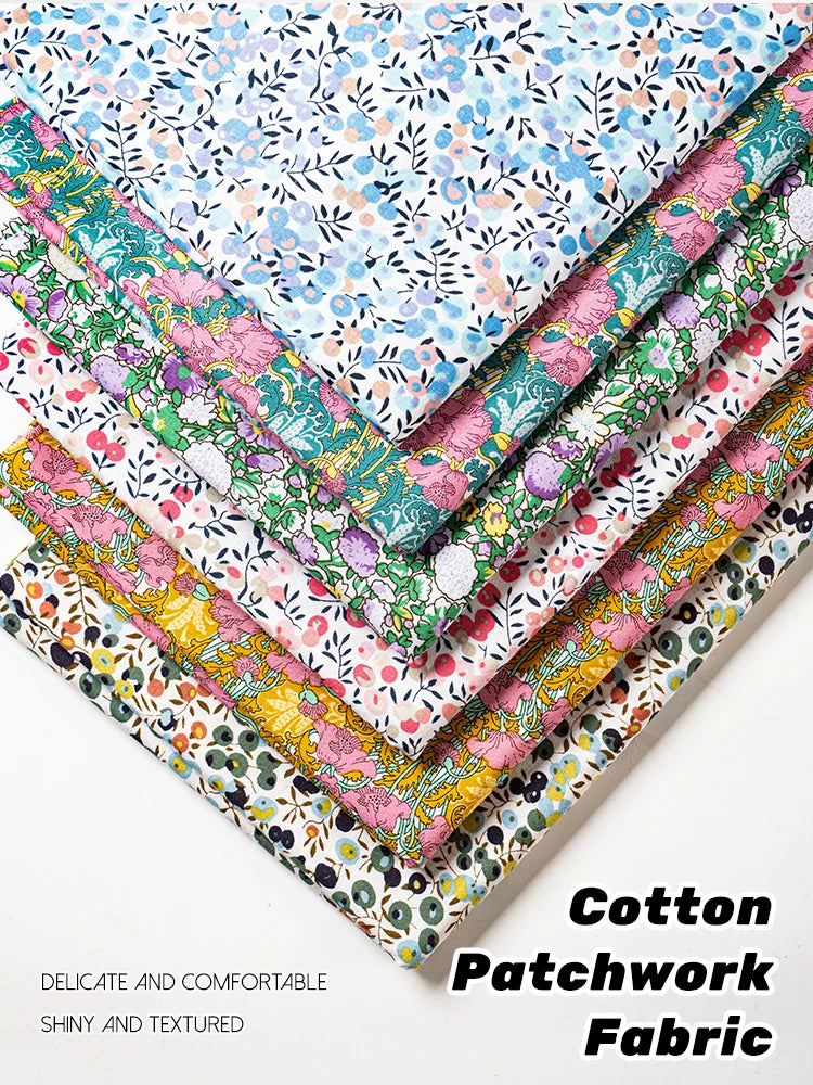 100% Cotton Poplin Fabric – Berry Print, 145cm Wide, Sold by 0.5m