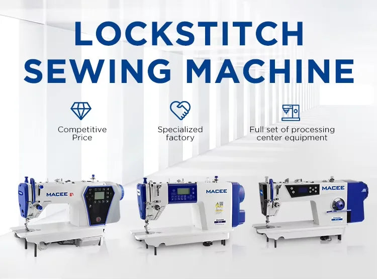 MACEE MC C1 Direct Drive Single Needle Lockstitch Industrial Sewing Machine with Table