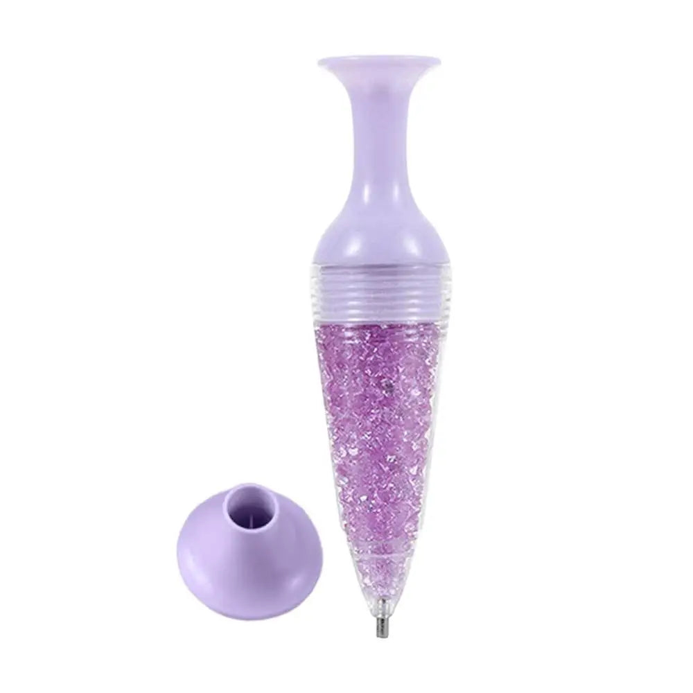Bolígrafo de taladro para pintura de diamantes Flower Pot — Herramienta de taladro de punta para arte de diamantes 5D