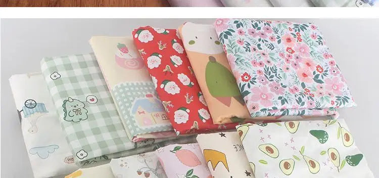 Double-Sided AB Face Cartoon Print 100% Cotton Fabric – Baby & Children's Clothing, Bedding & DIY