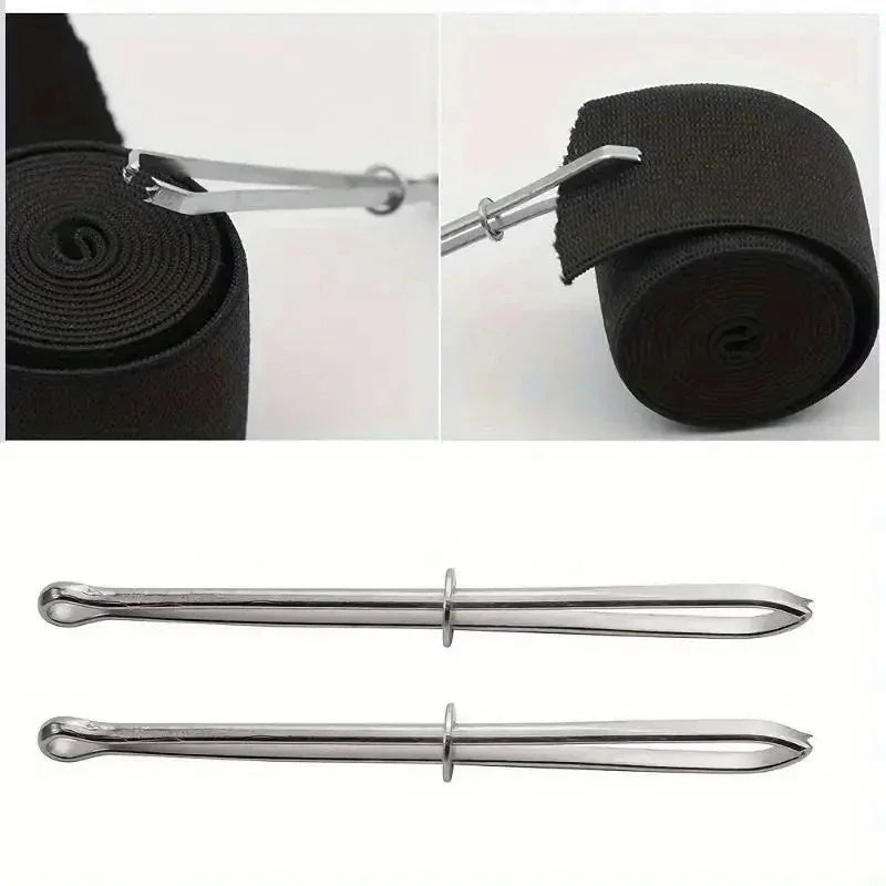 Stainless Steel Sewing Tweezers & Pick-Up Tool | Knitting & Sewing Accessory