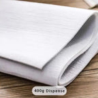 Iron-On Fusible Interfacing – 4 Weights | 50×100cm White | Quilting & Sewing