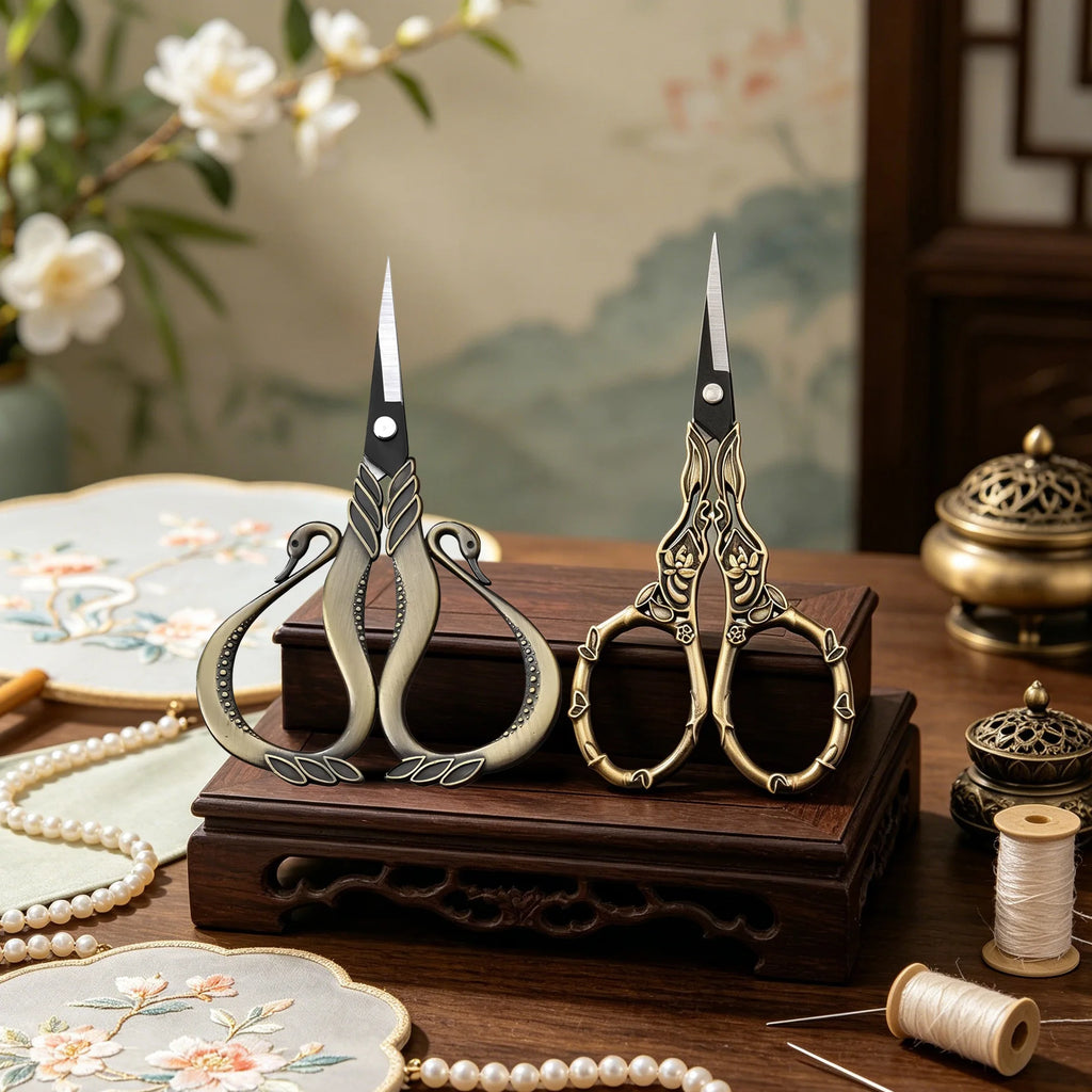 Delicate Embroidery Scissors | Stainless Steel Sewing & Craft Shears